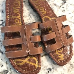 Sam Edelman Womens Berit Leather Sandal/Slides